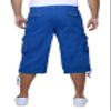 X RAY Men's Belted Long Cargo Shorts for Men, Below Knee Length Mens Cargo Shorts, 3/4 Pants (Big and Tall Shorts for Men) Royal Blue 38 view 2