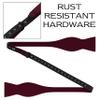 Adam Young Men's Wine Red Self Tie Bow Tie Formal Satin Classy Bowtie for Tuxedo Faux Silk (Classic, Maroon Red) view 4