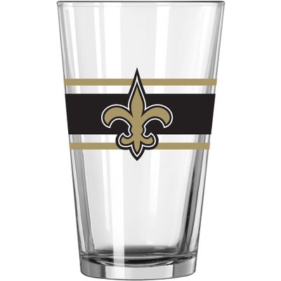 logobrands New Orleans Saints 16oz. Stripe Pint Glass