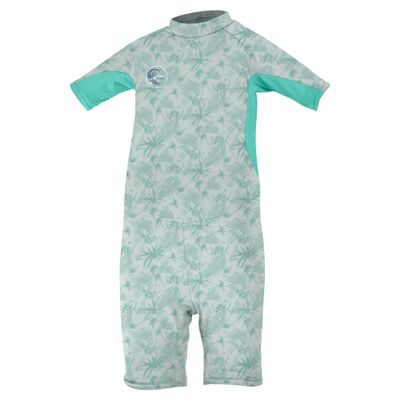 Infant O'Zone Short Sleeve Spring Suit, Mirtrop/Opal/Opal, 18M