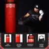 PROLAST 4 ft 80lb Heavy Boxing Punching Bag, Muay Thai, MMA, Strength Training Equipment, Hanging, Unfilled, New Edition, Red view 3