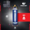PROLAST 4 ft 80lb Heavy Boxing Punching Bag, Muay Thai, MMA, Strength Training Equipment, Hanging, Filled, New Edition, Blue view 4