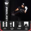 PROLAST 4 ft 80lb Heavy Boxing Punching Bag, Muay Thai, MMA, Strength Training Equipment, Hanging, Filled, New Edition, Black view 3