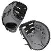 SSK Z5 Craftsman Baseball First Base Mitt  12  12.25  12.5  Right & Left Hand Throw (12.5" - Right Hand Throw, Grey/Black) view 1