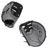 SSK Z5 Craftsman Baseball First Base Mitt  12  12.25  12.5  Right & Left Hand Throw (12.5" - Left Hand Throw, Grey/Black) view 1