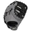 SSK Z5 Craftsman Baseball First Base Mitt  12  12.25  12.5  Right & Left Hand Throw (12.5" - Left Hand Throw, Grey/Black) view 2