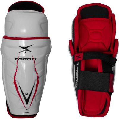 TronX Force Junior Ice Hockey Shin Guards (10 Inch - 4' - 4'4")