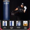 PROLAST 4 ft 80lb Heavy Boxing Punching Bag, Muay Thai, MMA, Strength Training Equipment, Hanging, Unfilled New Edition, Blue view 3