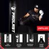 PROLAST Heavy Punching Kicking Bag for Adults, Boxing, MMA, Martial Arts, Muay Thai, Strength Training Equipment, Unfilled, 5ft, 100 lbs, Vertical Logo, Black view 3