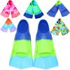 Fanwill Kids Swim Fins,Short Comfortable Flippers for Lap Swimming and Training for Children,Girls,Boys ,Beginners( Small) view 1