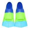 Fanwill Kids Swim Fins,Short Comfortable Flippers for Lap Swimming and Training for Children,Girls,Boys Youth,Beginners(Blue/Green/SkyBlue, XS) view 1
