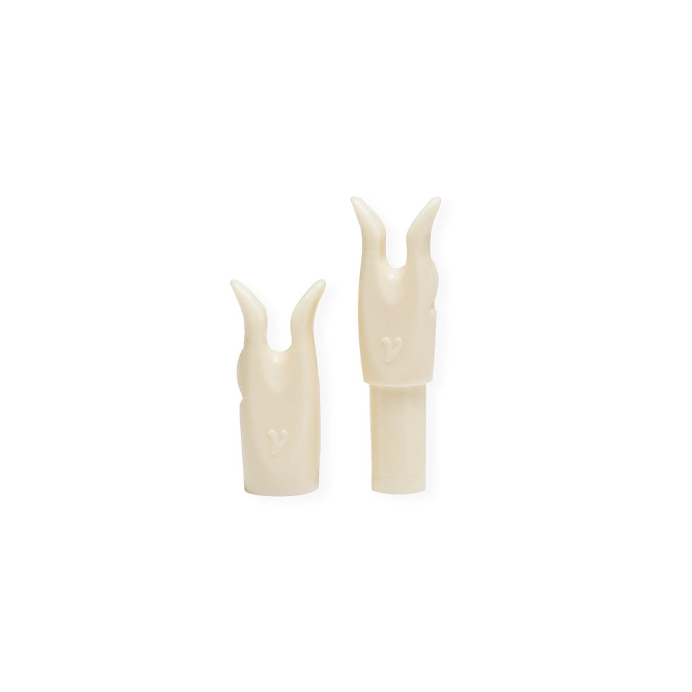 Vermil Y-Nock for Fast Nocking (5/16", 50 pcs., Ivory)