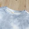 Kids Toddler Boy Girls Clothes Sports Casual Tie Dye Prints Long Sleeves Sweartershirt Baby Blanket (Grey, 6-7 Years) view 4
