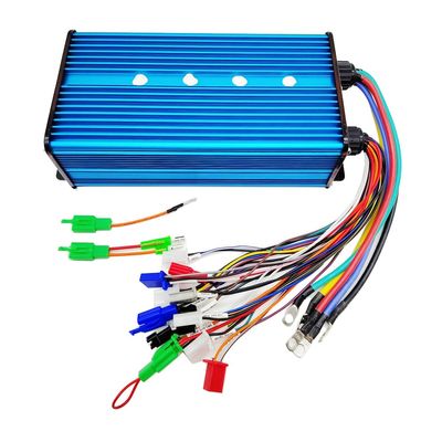 Intelligent Brushless Controller 48V 60V 72V 84V 3000W Maximum Current 100A Aluminium Alloy E-Bike Brushless Motor Controller for Electric Bicycle Scooter