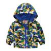 Toddler Kids Baby Boys Girls Cartoon Dinosaur Rainbow Camouflage Zip Windproof Jacket Baby Clothes (Green, 18-24 Months) view 1