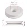 PATIKIL 1.77 Inch Fishing Line Spool, 100 Pack EVA Foam Fishing Winding Board Plates Fly Fishing Gear Organizer for Fishing Line Storage, White view 2
