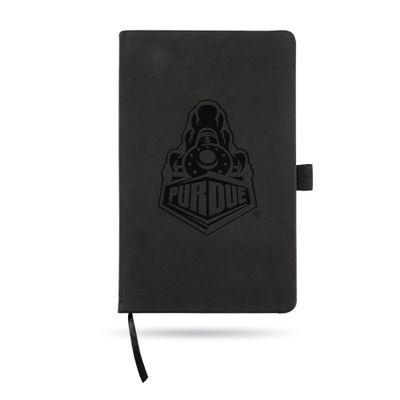 Rico Industries NCAA Purdue Boilermakers Black Jounral/Notepad 8.25" x 5.25"- Office Accessory