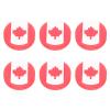 Gatuida Tennis Racket Dampener 6pcs Tennis Racket Vibration Dampeners Canada Flag Canadian Flag Silicone Racket String Absorber Tennis for Tennis Racket Racquetball Athletes Us Flag view 1