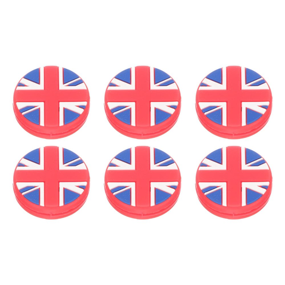 Gatuida Funny Tennis Vibration Dampener 6pcs Set British Racket Dampener Accessory