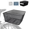 MATTISAM Bike Basket Rear, [Tool-Free Install], Bicycle Pet Basket for Back Cargo Rack, with Waterproof Cover, Cargo Net view 1