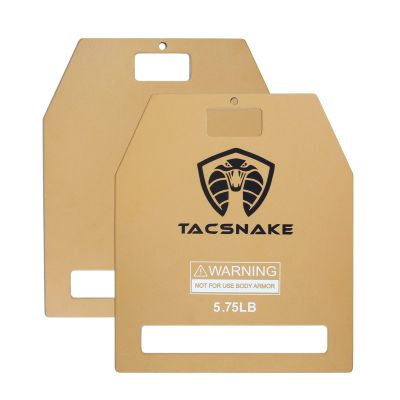 Tacsnake Weight Vest Plates 5.75 LB/ 8.75 LB/ 14.75 LB Pair for Weighted Vest, Strength Training, Running, Workout (5.75, Tan)