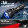 ANEKIM UC20Pro Red Hunting Light Kit, 1000m Spotlight 1000 High Lumen Tactical Flashlight, Predator Light for Hog, Coyote, Varmint Night Hunting view 4