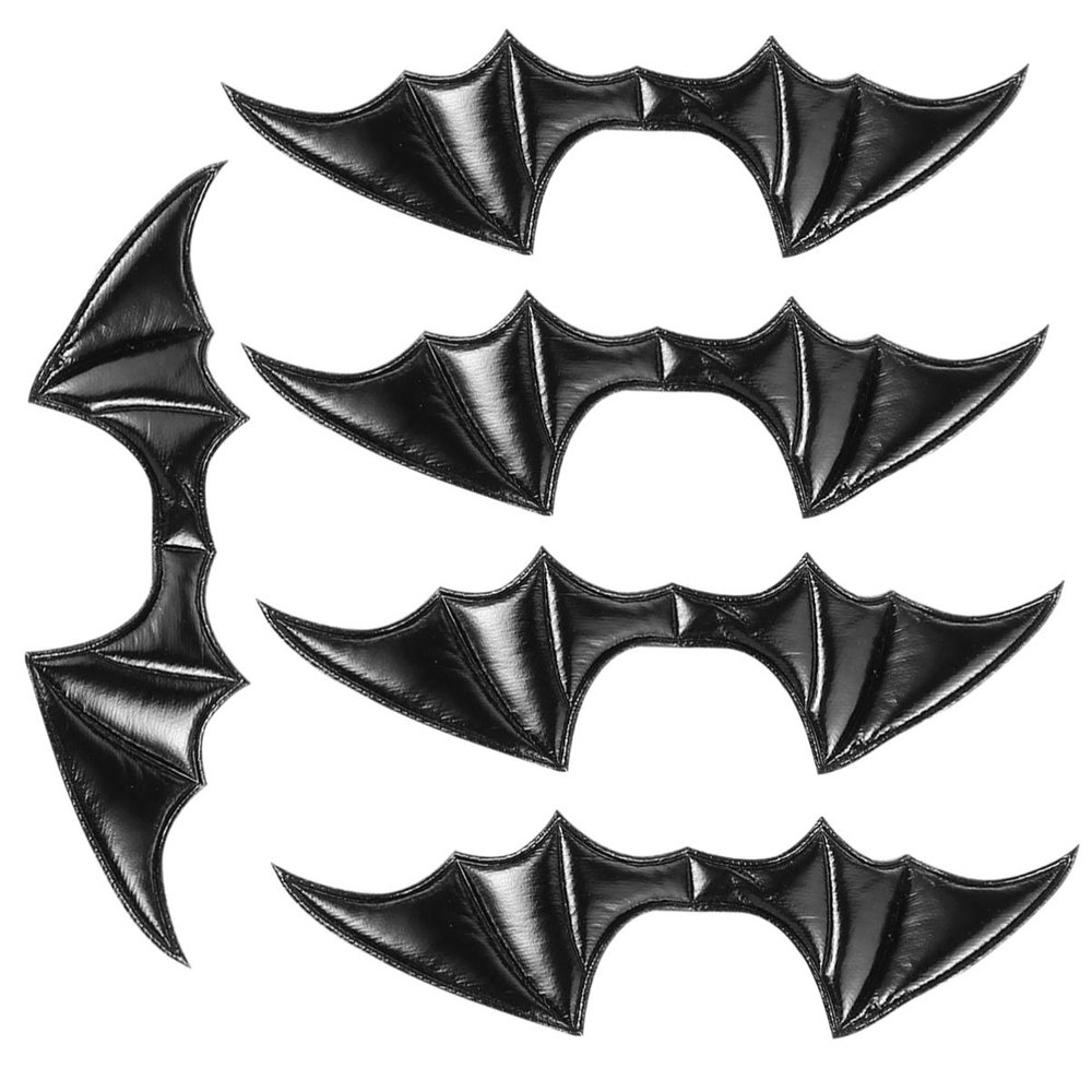 Beaupretty 5pcs Diy Bat Wings Hair Accessories Vampire Wings Hair Ornaments for Halloween Party Detachable Decorative Clips for Costumes and Fun Diy Crafts