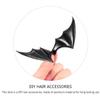 Beaupretty 5pcs Diy Bat Wings Hair Accessories Vampire Wings Hair Ornaments for Halloween Party Detachable Decorative Clips for Costumes and Fun Diy Crafts view 3