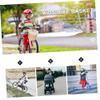 Decorative Woven Bike Basket Vintage Style Multi-Function Bike Basket Capacity Buckles and Unique Weaving Texture for Biking Pet Transport and Storage view 3
