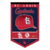 WinCraft St. Louis Cardinals Heritage History Banner Pennant, 15x24" view 1