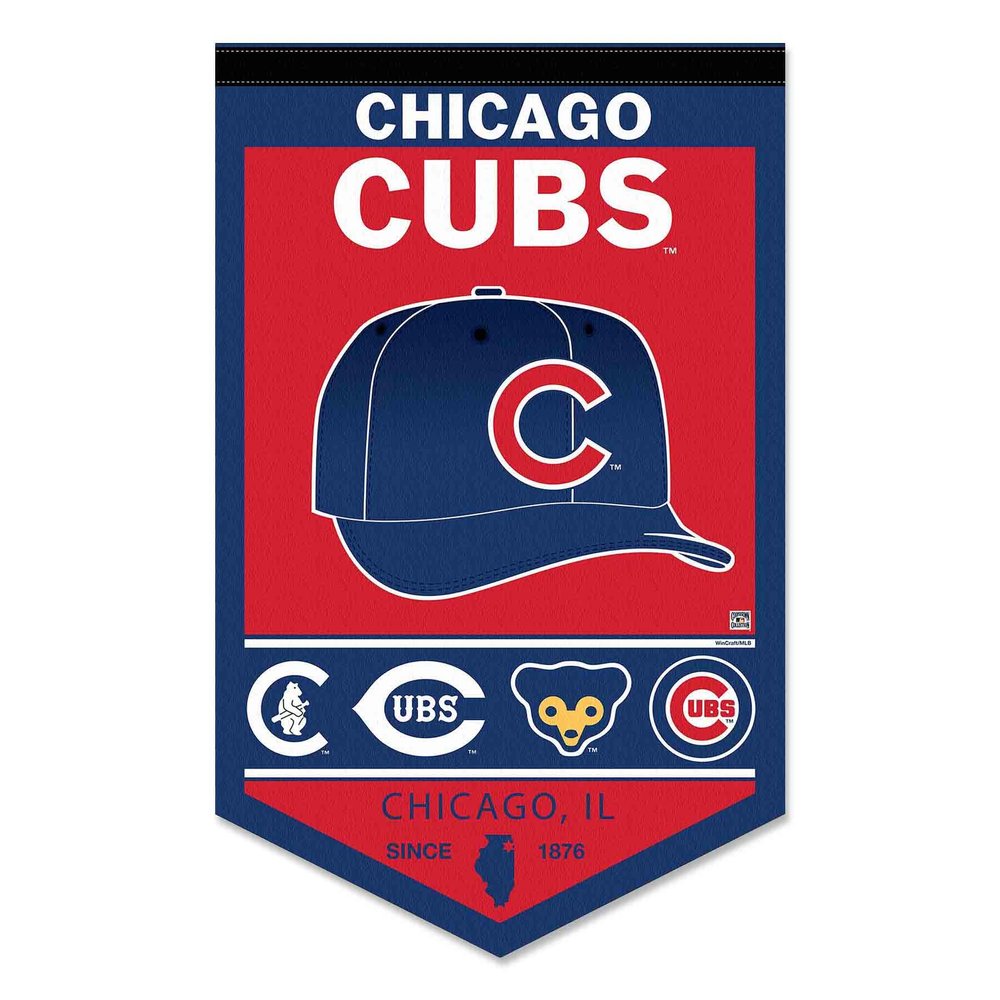 Chicago Baseball Heritage History Banner Pennant