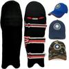 REINDEER Colored Cricket Batting Pads Covers - Leg Guards Clads - Leg Guard Skin with Free Mens Cotton Cap (Any Color) (Black) view 1