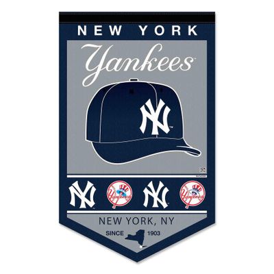 WinCraft NY Yankees Heritage History Banner Pennant, 15x24"