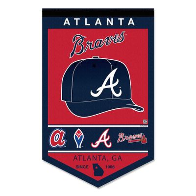 WinCraft Atlanta Braves Heritage History Banner Pennant, 15x24"
