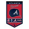 WinCraft Atlanta Braves Heritage History Banner Pennant, 15x24" view 1
