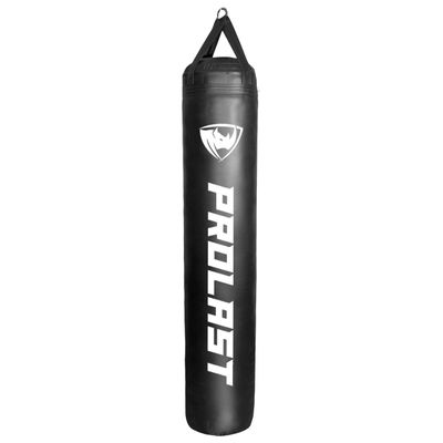 PROLAST Heavy Punching Kicking Bag for Adults, Boxing, MMA, Martial Arts, Muay Thai, Strength Training Equipment, Unfilled, 6ft, 150 lbs, Vertical Logo, Black