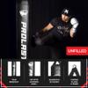 PROLAST Heavy Punching Kicking Bag for Adults, Boxing, MMA, Martial Arts, Muay Thai, Strength Training Equipment, Unfilled, 6ft, 150 lbs, Vertical Logo, Black view 3