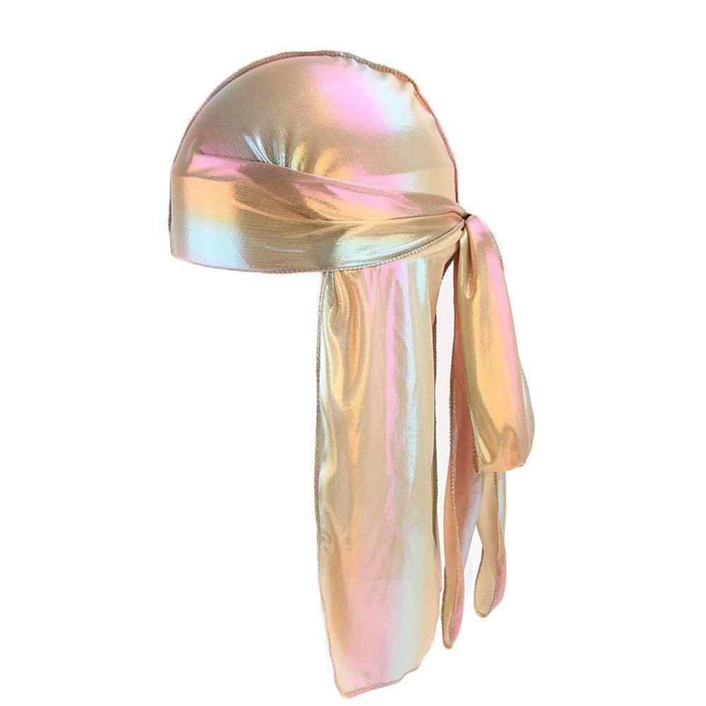 Durag Headwrap Men/Women Polyester Tail Gift Hat Silk Headwear Bandana Rag Baseball Caps Nine Tails Hat