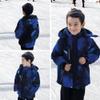 Simplee kids Boys Winter Coat Waterproof Ski Jacket Fleece Hooded Snow Warm Padded Raincoats view 2
