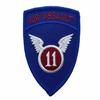 11th Air Assault 3.5 inch Embroidered Patch EE0398 F1D9L view 1