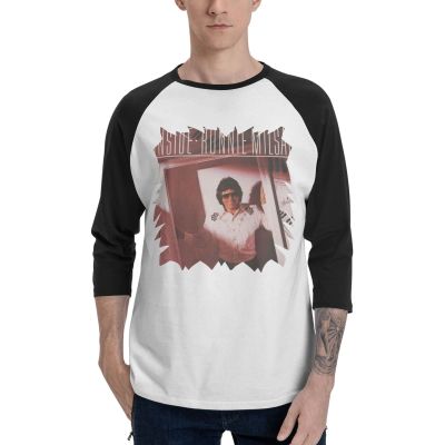 Mens Long Sleeve Shirt Ronnie milsap Baseball T-Shirts Fashion Classic O Neck Top Long Sleeve Cotton Tee Black Small