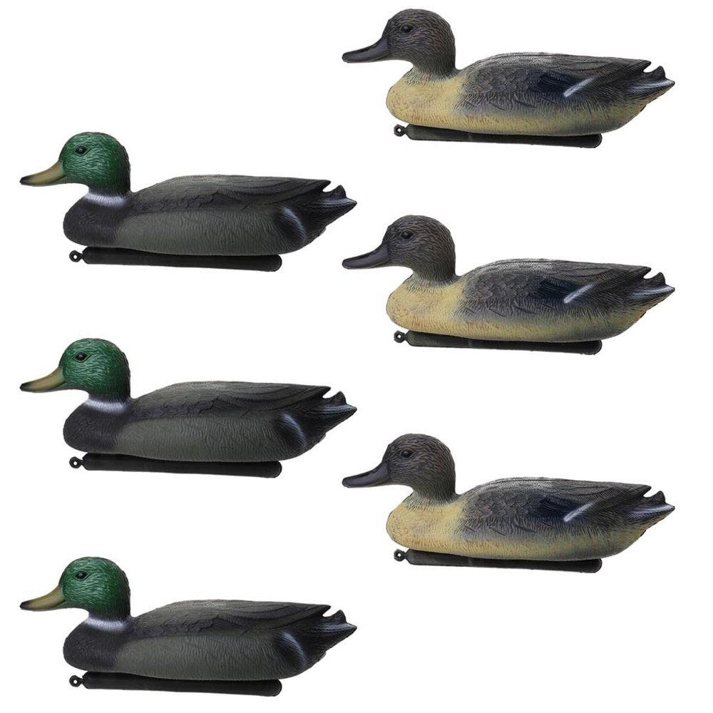 Esquirla Duck Decoy, PE Drake Decoy - 6 x Duck Decoy (3 Yellow)