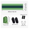 TOMYEUS Swings Seats Camping Hammock, 260 * 140 cm, Outdoor Swing with Net, Nylon Hammock, Ultra Light Outdoor Hunting Tour, Portable Hammock Tent Playground Swing (Color : A) view 2