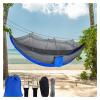 TOMYEUS Swings Seats Camping Hammock, 260 * 140 cm, Outdoor Swing with Net, Nylon Hammock, Ultra Light Outdoor Hunting Tour, Portable Hammock Tent Playground Swing (Color : A) view 3