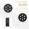 4 inch Cooler Wheels,Fits 5 Gal Beverage Rollers, Ice Cube 60/70 qt Rollers,Cooler Wheel Replacement Kit(Black, 2 Pack) view 4