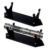WANLIAN Lightsaber Stand Knife Stand Acrylic Desktop Lightsaber Display Stand Sword Stand Holder Decorative Sword Stand Display Stand For saber, dagger, sword display(All black 1 pack) view 1