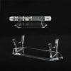 WANLIAN Lightsaber Stand Knife Stand Acrylic Desktop Lightsaber Display Stand Sword Stand Holder Decorative Sword Stand Display Stand For saber, dagger, sword display(Transparent 1 pack) view 1