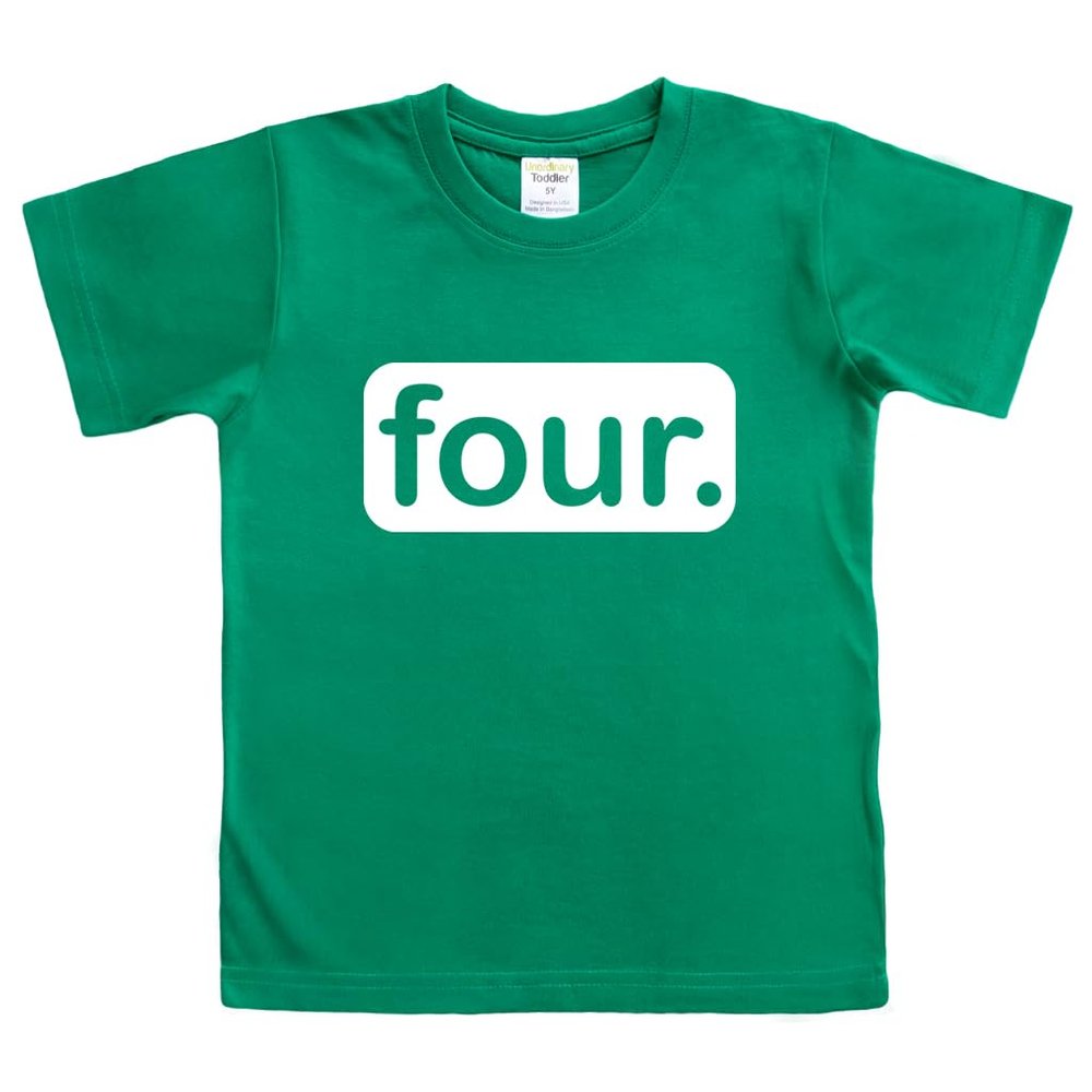 4th Birthday Shirt boy Gifts for 4 Year Old Boys Shirts Toddler Tshirt Fourth 4 (as1, Age, 5_Years, Green, 5 Years)