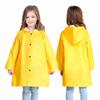 amivoo Kids Rain Jacket - Waterproof Boys Girls Raincoat Yellow Breathable Hooded Rain Coat for Girls Boys Toddler (Yellow, XL/7-8) view 2