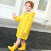 amivoo Kids Rain Jacket - Waterproof Boys Girls Raincoat Yellow Breathable Hooded Rain Coat for Girls Boys Toddler (Yellow, XL/7-8) view 3